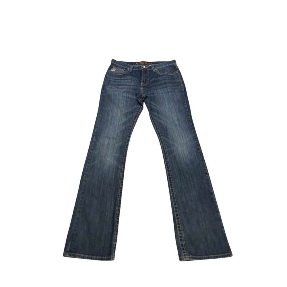 34×36 Cinch Blue Slim Straight Jeans Timeless Style